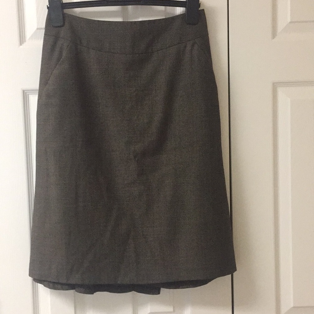 Banana Republic wool tweed pencil skirt